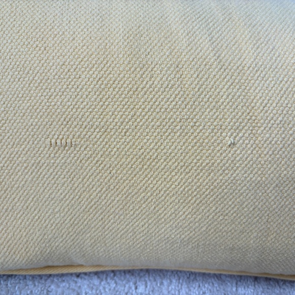 Ralph Lauren yellow oblong pillow cover - Picture 4 of 11